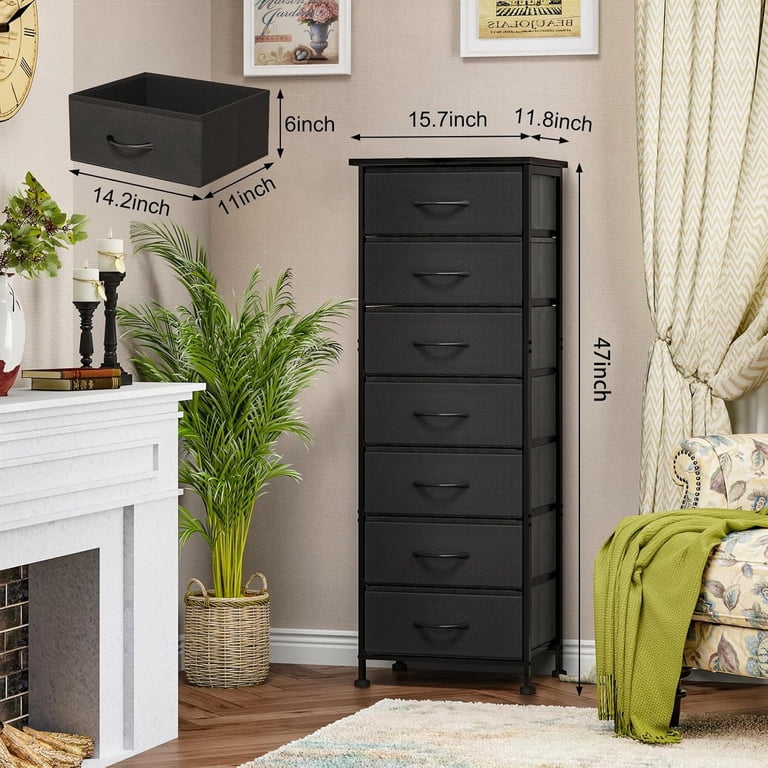 tall skinny black dresser worn Lauren Liess ensuring durability and safety Sikaic TV Stands 55 Inch