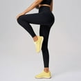 thumbnail image 4 of MKLEKYY Leggings de compresión para mujer, pantalones de yoga de cintura alta para mujer, leggings para entrenamiento, correr, gimnasio, elásticos, cómodos, ropa deportiva para fitness, 4 of 5