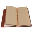 thumbnail image 1 of DOLITY Carnet en Cuir Artificiel Orange Portable pour Dessin, Journal, 1 of 9
