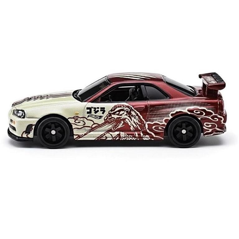 Hot Wheels Nissan Skyline GT-R BNR34 Godzilla Pop Culture Premium