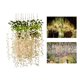 thumbnail image 4 of 12 Unids Flores Artificiales Sunnimix Glicina de Simulación Cuerda Plantas Colgantes Hiedra Seda Ratta Rosa claro, 4 of 8