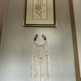 thumbnail image 5 of Colgante de pared de macramé Dielianyi, blanco ecuestre, hecho a mano, 5 of 5