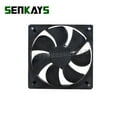 thumbnail image 2 of Dual Ball Bearing 120MM 12CM 12025  CPU Fan 120x120x25mm DC 5V 12V 24V Computer Case Cooling Fan 2PIN, 2 of 5