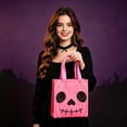 thumbnail image 5 of Werulen Halloween Party Gift Bags Reusable, Goodie Bags Candy Treats Tote, Non Woven Durable Carry Bag, Spooky Pattern Party Supply, Kids Trick Or Treat Handbag, 5 of 6