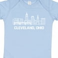 thumbnail image 4 of Inktastic Cleveland Ohio Skyline Boys or Girls Baby Bodysuit, 4 of 5