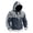 D1-Navy830, variant on Men's Viking Zip Up Hooded Jacket Soft Fleece Sweatshirt White Celtic Knot Partial Print Vintage Nordic Outerwear With Pocket