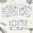 thumbnail image 3 of PVC 12 Sheets European Lace Rub on Transfers for Crafts 12 Styles Swirls Borders Decals PVC Stickers Rub on Decals for Home Window Furniture Wood DIY Craft, 3 of 8