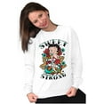 thumbnail image 5 of Betty Boop Sweet Strong Anchor Tattoo Women Crewneck Sweatshirt Brisco Brands X, 5 of 5