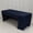 Navy Blue, variant on BalsaCircle Black 6 feet Open Back Fitted Polyester Rectangle Tablecloth Party Wedding Reception Table Linens Catering Event Decorations