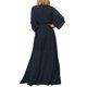 thumbnail image 5 of SAYOO Vestido de playa de impresión de Flores femeninas de verano Bohemia lado del vestido de Bohemia 3/4 manga elegante envuelto v collar SAYOO moda, 5 of 6