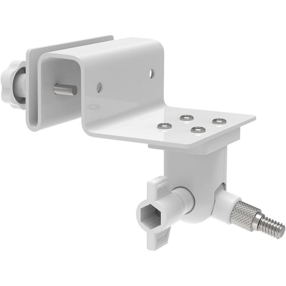 ERDS-Gutter Mount for Outdoor Security Cameras, Universally Compatible with Ring, Blink, Eufy, Google Nest, Wyze, Arlo, Simplsafe and Other Cameras - Down Version, White