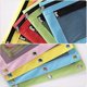 thumbnail image 4 of Pencil Pouch 3 Ring, Zipper Pencil Pouches Case Binder Cosmetic Bag 2 Pack, 4 of 5