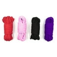 thumbnail image 4 of Soft Cotton Rope-32 feet 10m Multi-Function Natural Durable Long Rope(Red)by Torubia, 4 of 8