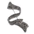 thumbnail image 3 of Vintage Rhinestones Brooch Lapel Pin Scarf Clothes Decoration Accessory, 3 of 7