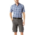 thumbnail image 2 of Dockers Mens Basketweave Casual Cargo Shorts, Gris, 30 Dockers Carga, 2 of 2
