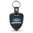 thumbnail image 1 of iPick Image for Ford F-250 Real Black Carbon Fiber Large Shield-Style Key Chain, Official Licensed, 1 of 5