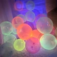 thumbnail image 2 of Globo fluorescente de 10 pulgadas y 12 pulgadas para decoración de bodas, fiestas, actividades, globos con forma de onda, globos fluorescentes transparentes, 2 of 5