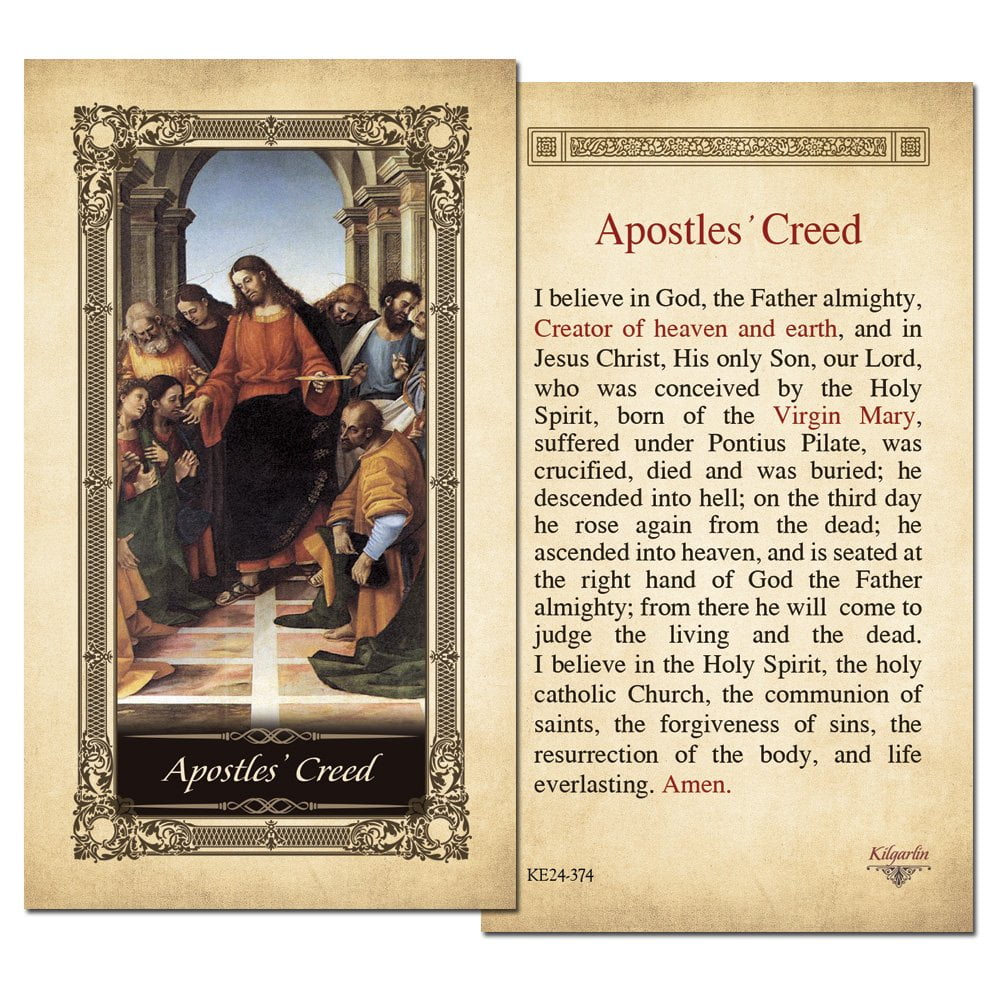 Апостольский символ веры. Apostles Creed creator of Heaven and Earth гравюра. Apostle Creed in Russian.