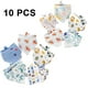 thumbnail image 1 of Baberos de baba de pañuelo orgánico para bebé para niñas - Juego de 10 piezas Babero de baba de bebé Xemadio 221991-3, 1 of 9
