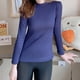 thumbnail image 5 of Minnieouse Camisa térmica, ropa de abrigo, suministros para mujer, Top lavable a prueba de frío, lencería larga, ropa interior de invierno al tacto Ropa interior Azul oscuro XXL Minnieouse AP013712-03, 5 of 6