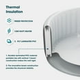 thumbnail image 3 of RELXTIME 73 Inch Inflatable Hot Tub 4-6 Person Outdoor Square Portable Home Spa with 130 Soothing Air Jets,Spa Cover, 3 of 6