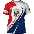 thumbnail image 3 of Custom Panama Shirts for Men 3D Panama Coat of Arms Shirts Panamanian Flag Pride Shirts Panama Hombres Camisa Men Women (T-shirt, S), 3 of 10
