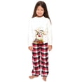 thumbnail image 3 of FAROOT Pyjamas de Noël Assortis pour la Famille Col Rond Manches Longues Hauts Pantalons à Carreaux, 3 of 10