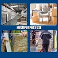 thumbnail image 6 of MasterSpec Clear Plastic Stretch Wrap Film, 19.69in x 1312.34ft Durable Packing Moving Packaging Heavy Duty Shrink Film 25U with Plastic Rotary Handle, 6 of 10