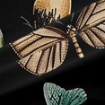 thumbnail image 5 of Homewish Boho Plant Mushrooms Kitchen Curtains,Floral Butterflies Dragonflies Black Out Curtains Pack of 2 (42x63 Each), 5 of 6