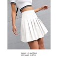 thumbnail image 1 of Minifalda plisada lisa de cintura alta de estilo pijo para mujer, falda acampanada blanca bonita de moda coreana de verano y primavera, ropa de falda Y2k Tan Jianjun unisex, 1 of 2