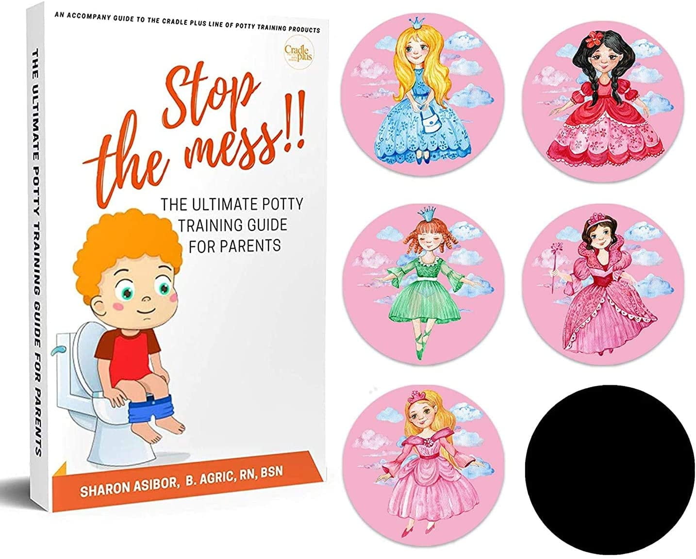 Cradle Plus I Princess Toddler Potty Training Seat I Magic Stickers I Unisex