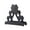 C, variant on XMMSWDLA Dumbbell Rack Stand Only, Weight Rack for Dumbbells Compact A-Frame Home Gym Space Saver