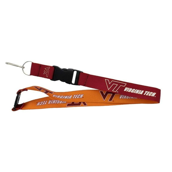 NCAA Virgina Cavaliers Team Logo Reversible Lanyard Keychain