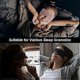 thumbnail image 5 of Zero Pressure Sleep Mask - Lightweight Breathable Blockout Eye Mask for Sleeping with Ear Hanging Elastic Strap for All Sleep Positions Men Women Soft, 5 of 5