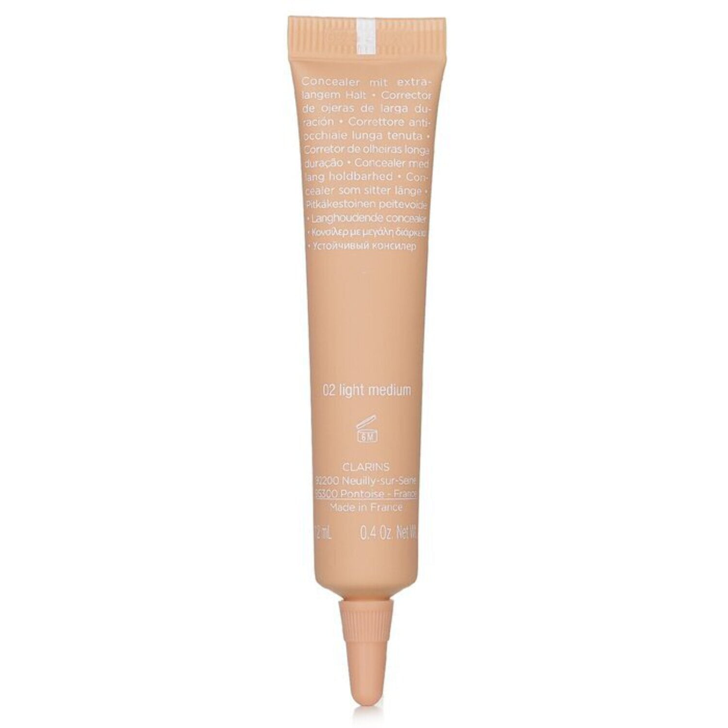 CLARINS 0.4 EVERLASTING CONCEALER #02 LIGHT MEDIUM