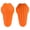 Elbow pads-Orange, variant on Motorbike Jackets Insert Knee Elbow Pads Motorcycle Elbow/Knee Protections Pad Breathable Pad Insert Armors Equipment