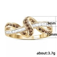 thumbnail image 4 of EOEMY Gorgeous 18K Yellow Gold Plated Women'S Wedding Rings Cubic Zirconia Size 5-10-6, 4 of 4