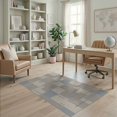 thumbnail image 2 of ODIKA 4'x6' Grey Blue Modern Geometric Abstract Washable Area Rug Sophisticated Minimalist Rectangular Blocks Pet Friendly, Non-Shedding for Bedroom, Reading Nook, 2 of 7