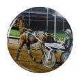 thumbnail image 1 of Harness Racing Track Horse Racer Pinback Button Pin, 1 of 5