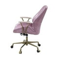 thumbnail image 5 of Acme Furniture Manager's Chair with Adjustable Height & Swivel, 330 lb. Capacity, Pink, 5 of 10