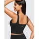 thumbnail image 2 of Top Corto CRZ YOGA Butterluxe con Escote Cuadrado Negro, 2 of 7