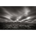 thumbnail image 2 of Majchrowicz, Alan 14x11 White Modern Wood Framed Museum Art Print Titled - Teton Sky, 2 of 4