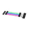 thumbnail image 2 of Cable PCIe Cable de extensión de alimentación RGB PSU Cables de PC Extensión duradera Cable RGB Adaptador de conector de PSU para placa base Negro 3x8PIN Hugo Cable de extensión, 2 of 10