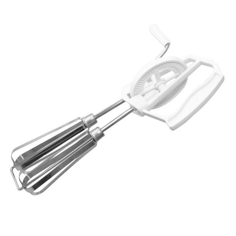 Handheld Egg Beater,Stainless Steel Manual Whisk Egg Beater Rotary Handheld  Egg Frother Mixer Cooking Tool Kitchen,Egg Beater with Crank,Stainless