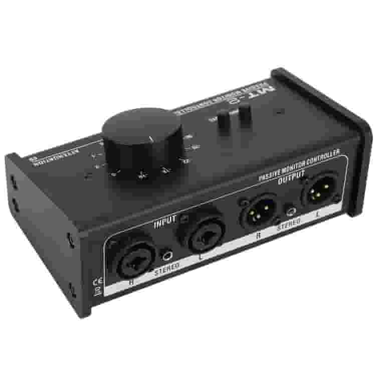 Passive Monitor Controller XLR and 3.5mm Interface Large Passive Monitor Controller XLR and 3.5mm Interface Large