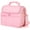 Pink, variant on Soft Insulated Lunch Bag for Women, Cute Quilted Lunch Box Meal Holder, Lightweight Puffy Design Padded Waterproof Lunch Tote, Reusable Lunch Cooler for Work Picnic Travel