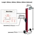 thumbnail image 4 of Stable Mounting Aluminum Alloy Construction Adjustable Level Bracket with Universal Adapter Level Accessory 300mm 400mm 500mm 600mm Optional, 4 of 5