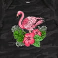 thumbnail image 4 of Inktastic Flamingo with Tropical Flowers Boys or Girls Baby Bodysuit, 4 of 5
