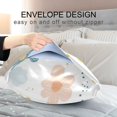 thumbnail image 4 of Yayeee Pillowcase Standard Size Set of 2 Satin Wrinkle Resistant Pillow Case, Cute Floral, 4 of 8
