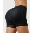thumbnail image 2 of USEASY Mid Waisted Shapewear Shorts for Women Tummy Control Shaping BoyShort with Lace Trim, 2 of 6